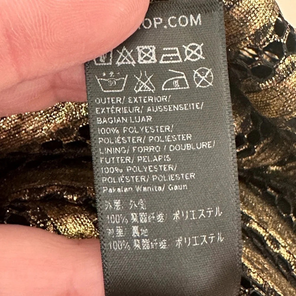 Topshop Textured Skater Dress - Size 2 - NWT - Picture 12 of 13